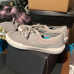 Grey Sperry Top Siders Size 11